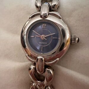 Elegant Silver and Blue Women's Pierre Cardin Watch